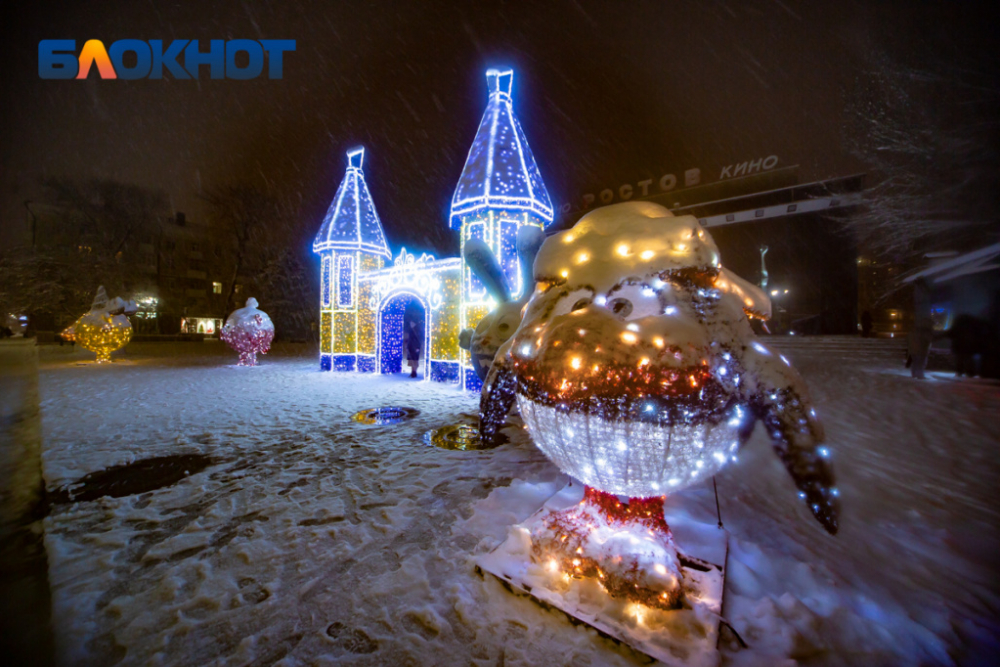 В Ростове снова установят «Смешариков» к Новому году