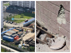 В Ростове в Суворовском рухнул автокран возле жилого дома