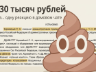 Ростовчанина оштрафовали на 30 тысяч за реакцию «какашки» в домовом чате