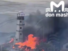 В хуторе Мержаново загорелся знаменитый маяк
