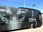 Устрашающе-волчий автобус «Терека» привез футболистов на битву в Ростов и оказался высмеян