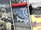 Ростов ко Дню победы украсили фотографией фашиста на фоне сгоревшего советского танка