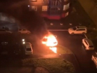 В Ростове сгорела машина помощника командующего войсками ЮВО