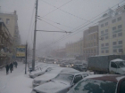 В Ростове-на-Дону снегопад парализовал движение