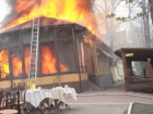 В Ростове на Западном горит кафе