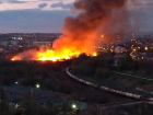 В районе Ботанического сада в Ростове произошел крупных пожар