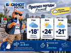 Пасмурный выходной и до +24 прогнозируют синоптики в субботу 19 сентября в Ростове