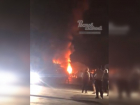 Пожар на рынке тушили ночью под Ростовом