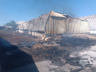 В Ростовской области потушили пожар в маслоцехе