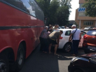 Ростовские богатыри за минуту убрали с дороги машину автохамки