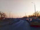 Огромная пробка образовалась в районе Ворошиловского моста в Ростове