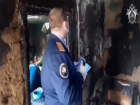 Появилось видео последствий пожара в Батайске, где погибло двое детей