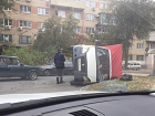Свирепая ГАЗель завалилась на бок посередине Ростова