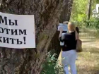 Экоактивисты вышли обнимать деревья в Кумженской роще в Ростове