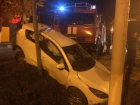 В Ростовской области пожарная машина, ехавшая на вызов, протаранила иномарку