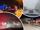 Сильный снегопад за один день парализовал движение в Ростовской области