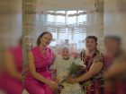 В Азовском районе труженица тыла Вера Чикина отметила 99-летие