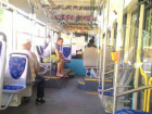 Уютный «цветочный» трамвай с женщиной-водителем порадовал жителей Ростова