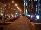 Новые яркие фонари установили на площади Советов 