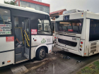 В Ростове на Стачки столкнулись два автобуса, пострадали пять человек
