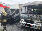 На автостоянке в Ростове сгорели два автобуса 