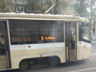 Ростовский трамвай не выдержал и задымился на Театральной площади
