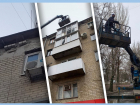 В Ростове отремонтировали дом, с крыши которого сыпались кирпичи