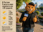 В Ростове 9 августа жара сохранится до +36 градусов