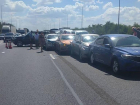 На трассе М-4 «Дон» в Ростовской области столкнулись сразу 8 автомобилей