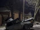В Батайске машина протаранила дерево, водитель и пассажирка чудом выжили