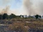 В Белокалитвенском районе снова горит участок, который тушили два дня назад 