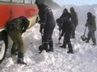 Автобус с пассажирами из Ростова попал в снежный плен по дороге в Ялту