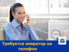 Оператор на телефон требуется ростовской компании