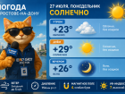 После жуткого урагана ростовчан ожидает солнце и жара до +29