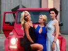 Опасные «выкрутасы» блондинки в красном Gelandewagen на полном ходу по Ростову попали на видео