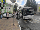 В центре Ростова произошло ДТП с участием пассажирского автобуса