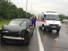 Спавшие на заднем сиденье Nissan дети вылетели из машины после ДТП в Ростовской области