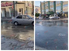 В Ростове на улице Темерницкой произошла авария на водопроводе