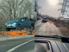 Апельсины на дороге стали причиной пробки на Совхозной