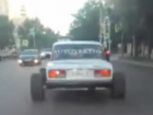 «Стероидная семерка» на дороге Ростова вызвала жаркие эмоции автолюбителя и попала на видео