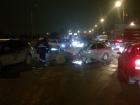 В Ростове на Королева произошло массовое ДТП: столкнулись 4 автомобиля