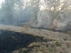 Вертолет МЧС России тушит пожар в Белокалитвенском районе