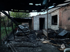 В Ростовской области сгорели веранда частного дома и автомобиль