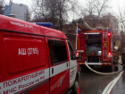 Утренний пожар на Пушкинской в Ростове окутал центр города клубами черного дыма