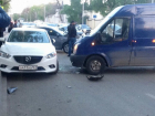 Вздумавший проскочить на «красный» водитель автобуса спровоцировал ДТП с пострадавшим в Ростове