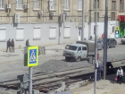 Укладка рельсов на Станиславского подобралась к Ворошиловскому проспекту в Ростове