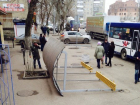 В Ростове на ул. Ленина упала остановка