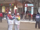 В Ростове участники эстафеты Олимпийского огня преодолели половину пути  