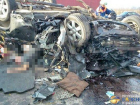 В Ростовской области при столкновении четырех автомобилей 3 погибли, 3 пострадали. Фото