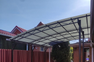Металлические навесы с двойным запасом прочности под ключ. - 